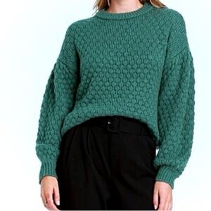 a new day Forest Green Crew Neck Sweater Size Medium